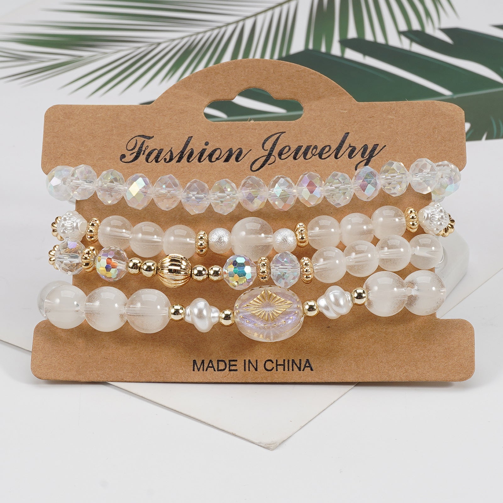 Boho Beaded Crystal Bracelet - product image 3