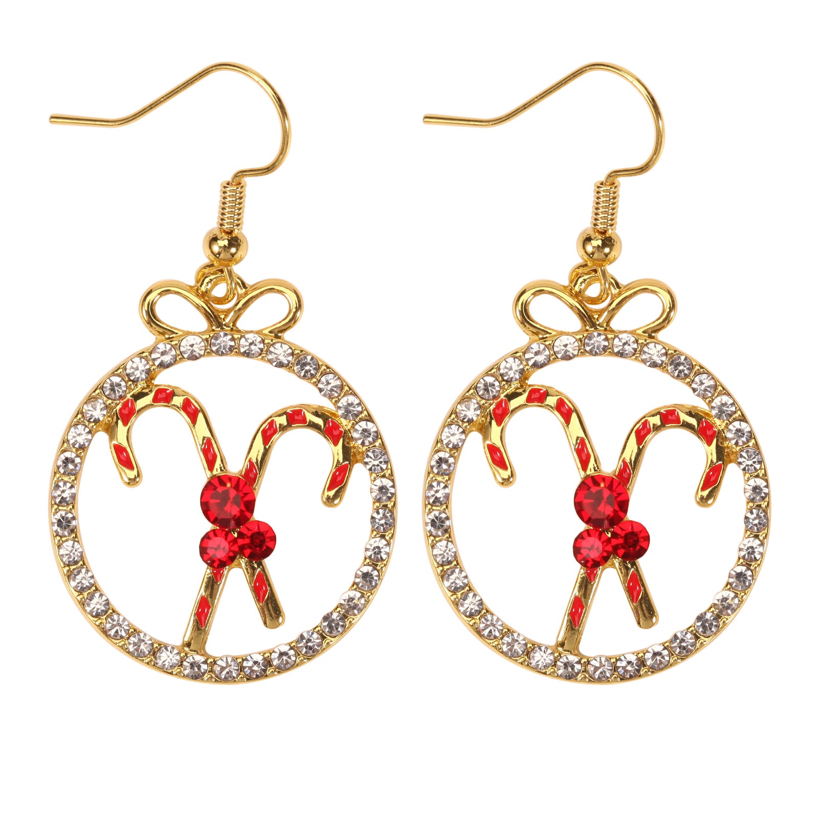 Christmas Earrings: Reindeer Antlers - Christmas Tree - Snowman - Pentagram - - product image 5