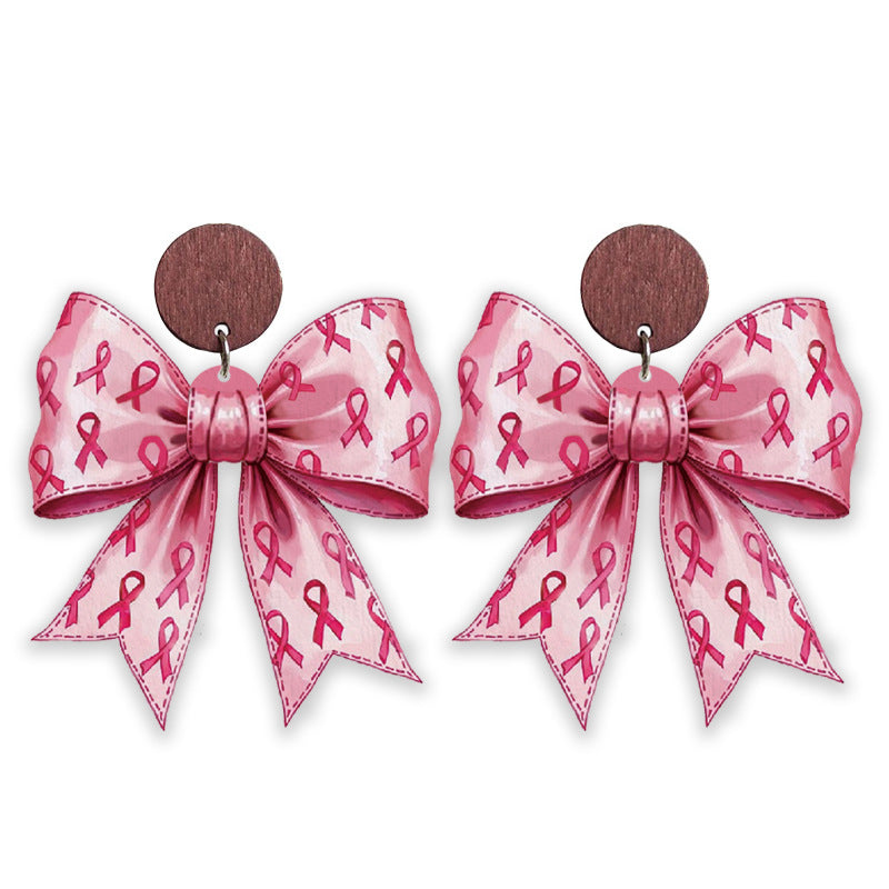 Cross Wood Earrings - product image 7