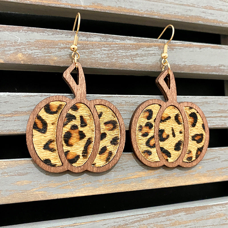 Cross Leather Earrings - product image 2