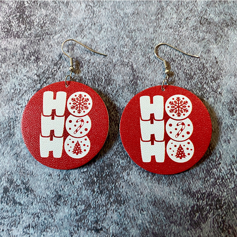 Statement Cross Leather Earrings - product image 10