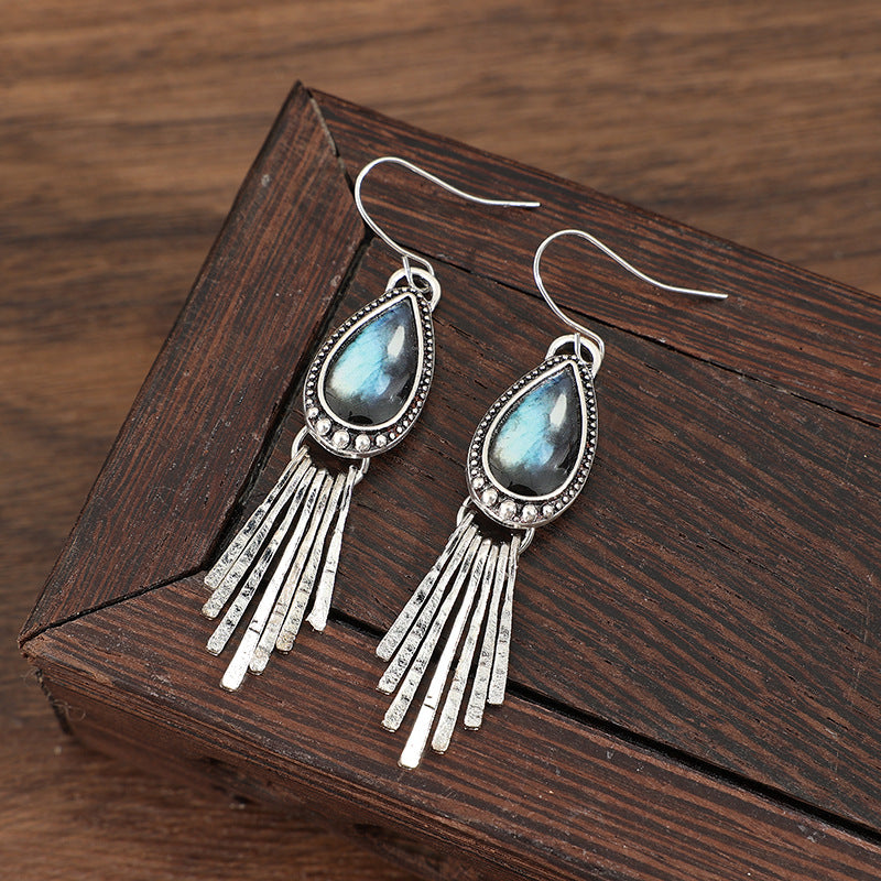 Turquoise Boho Vintage Earrings - product image 10