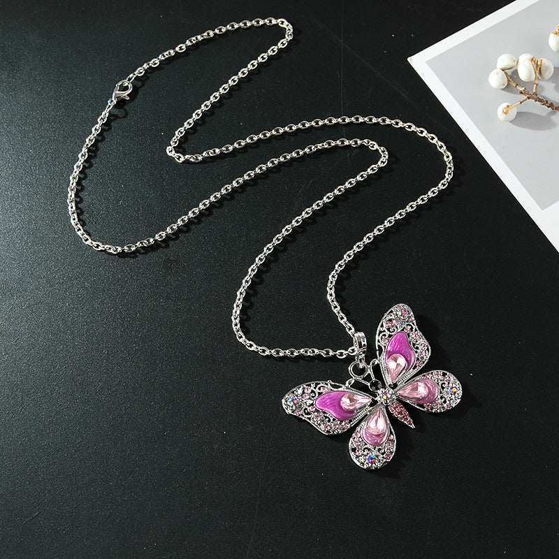 Vintage Butterfly Necklace