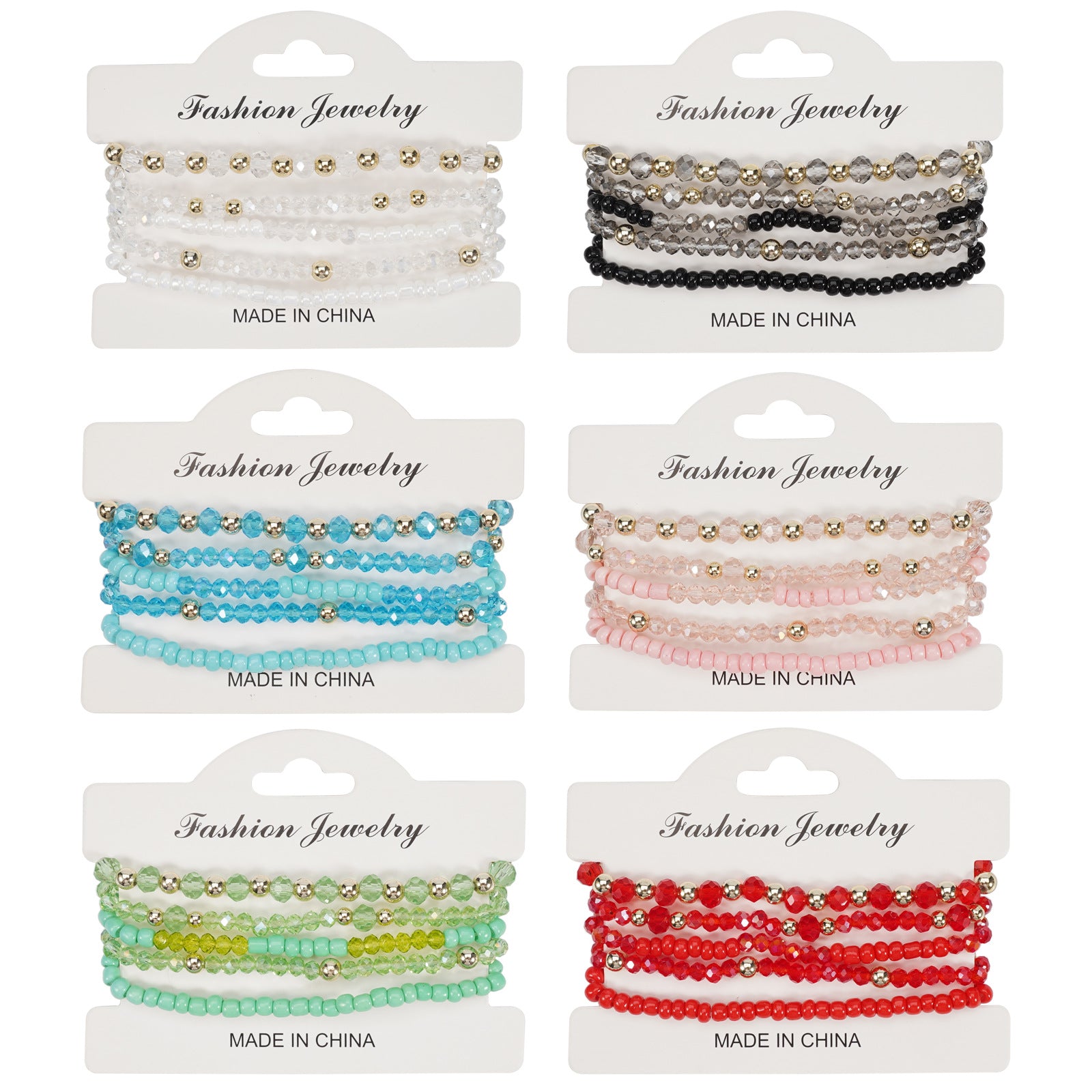 Boho Cross Beaded Crystal Bracelet - product image 1