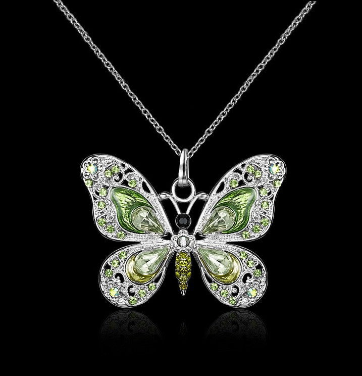 Vintage Butterfly Necklace