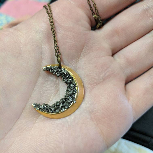 Vintage Moon Cross Necklace - product image 4