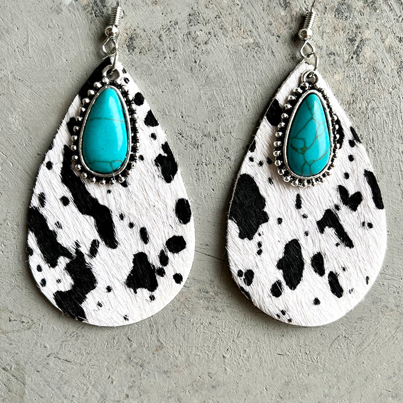Western Turquoise Vintage Earrings - product image 3