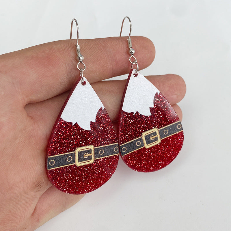 Vintage Cross Acrylic Earrings - product image 3