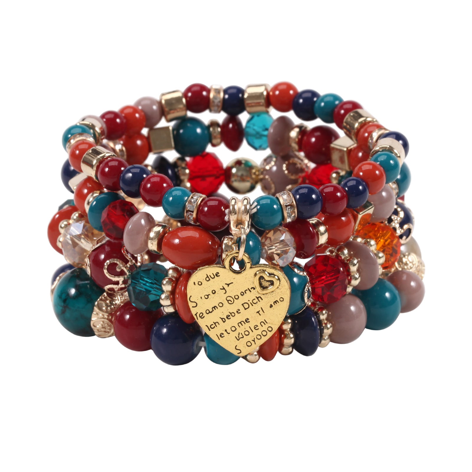 Boho Heart Beaded Bracelet - product image 5