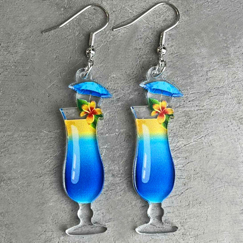 Cross Acrylic Earrings - product image 7