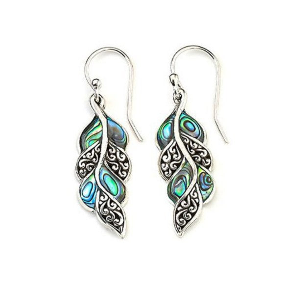 Earrings Inlaid with Sea Blue Topaz for Women Creative Rotating Water Drop - product image 52