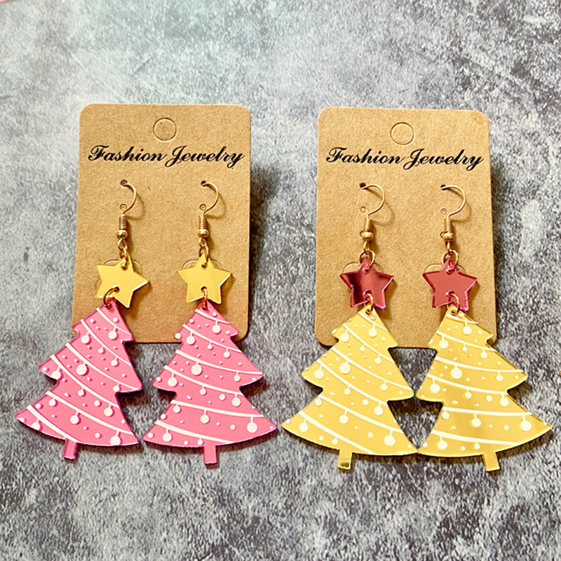Cross Acrylic Earrings - product image 1