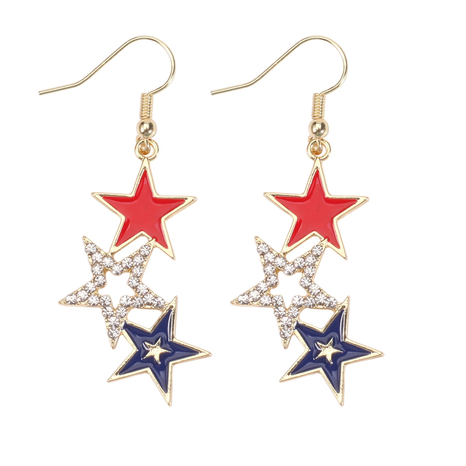 Cross Flag Earrings - product image 18