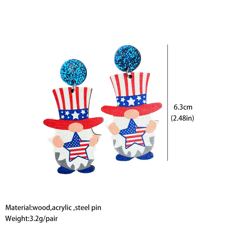 Cross Wood Earrings - product image 11