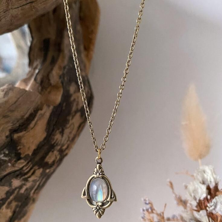 Boho Vintage Moon Necklace - product image 1