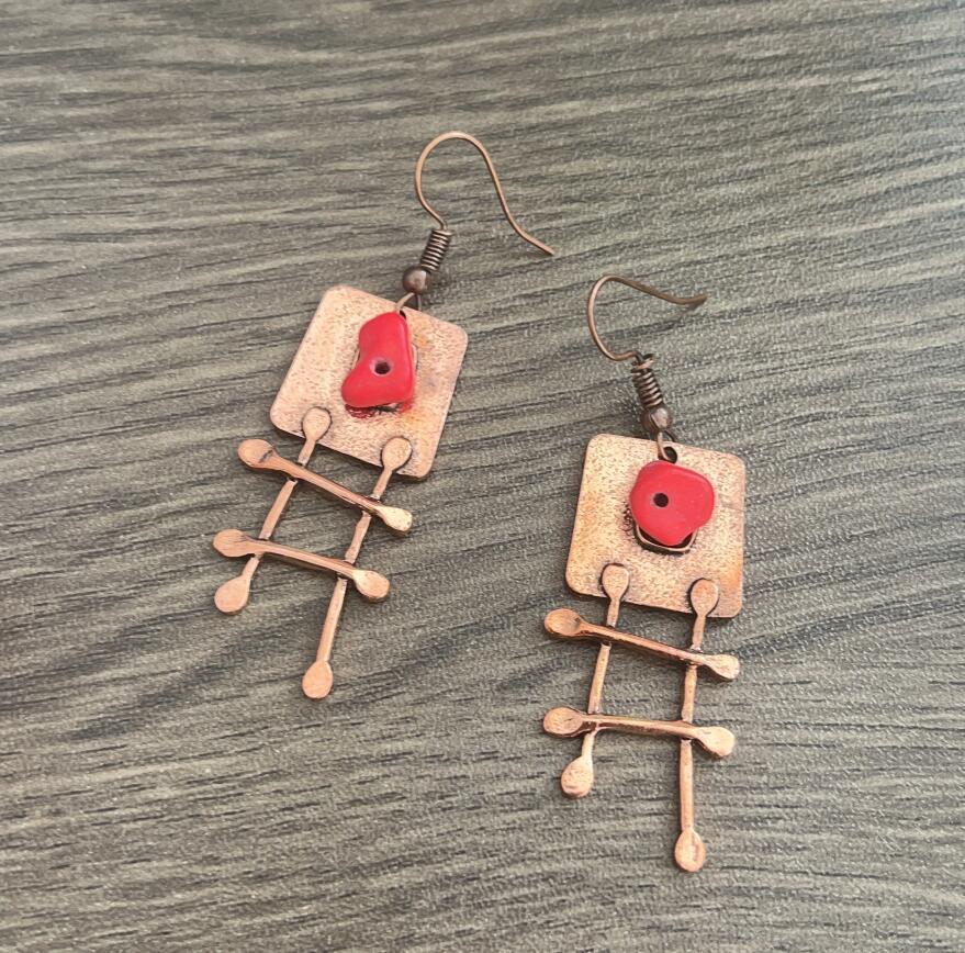 Geometric Cross Earrings - product image 4