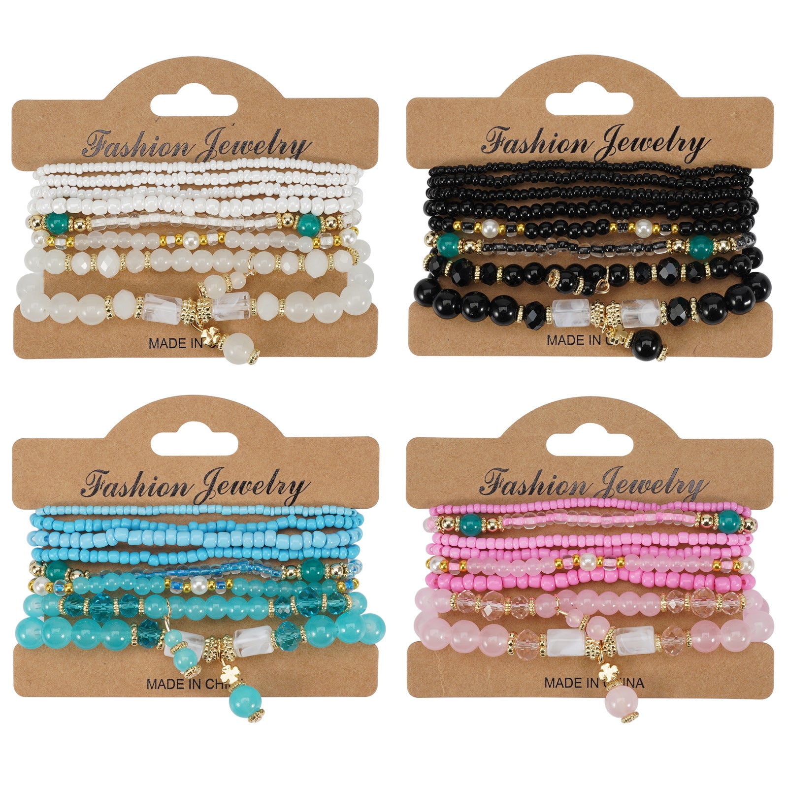 Boho Cross Beaded Bracelet - product image 1