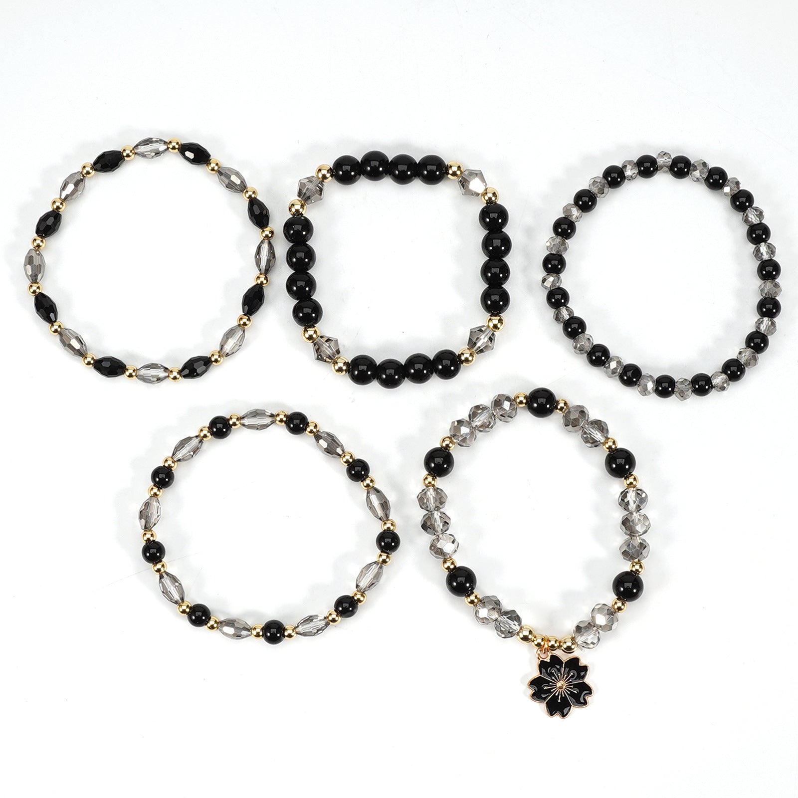 Boho Floral Cross Beaded Crystal Necklace - product image 17