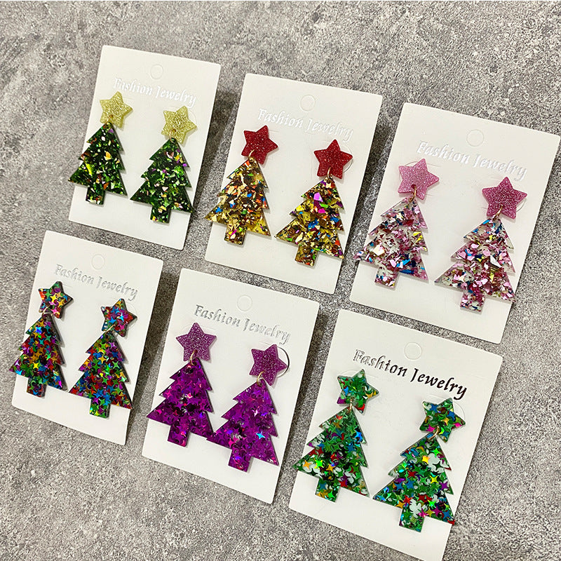 Cross Acrylic Earrings - product image 3