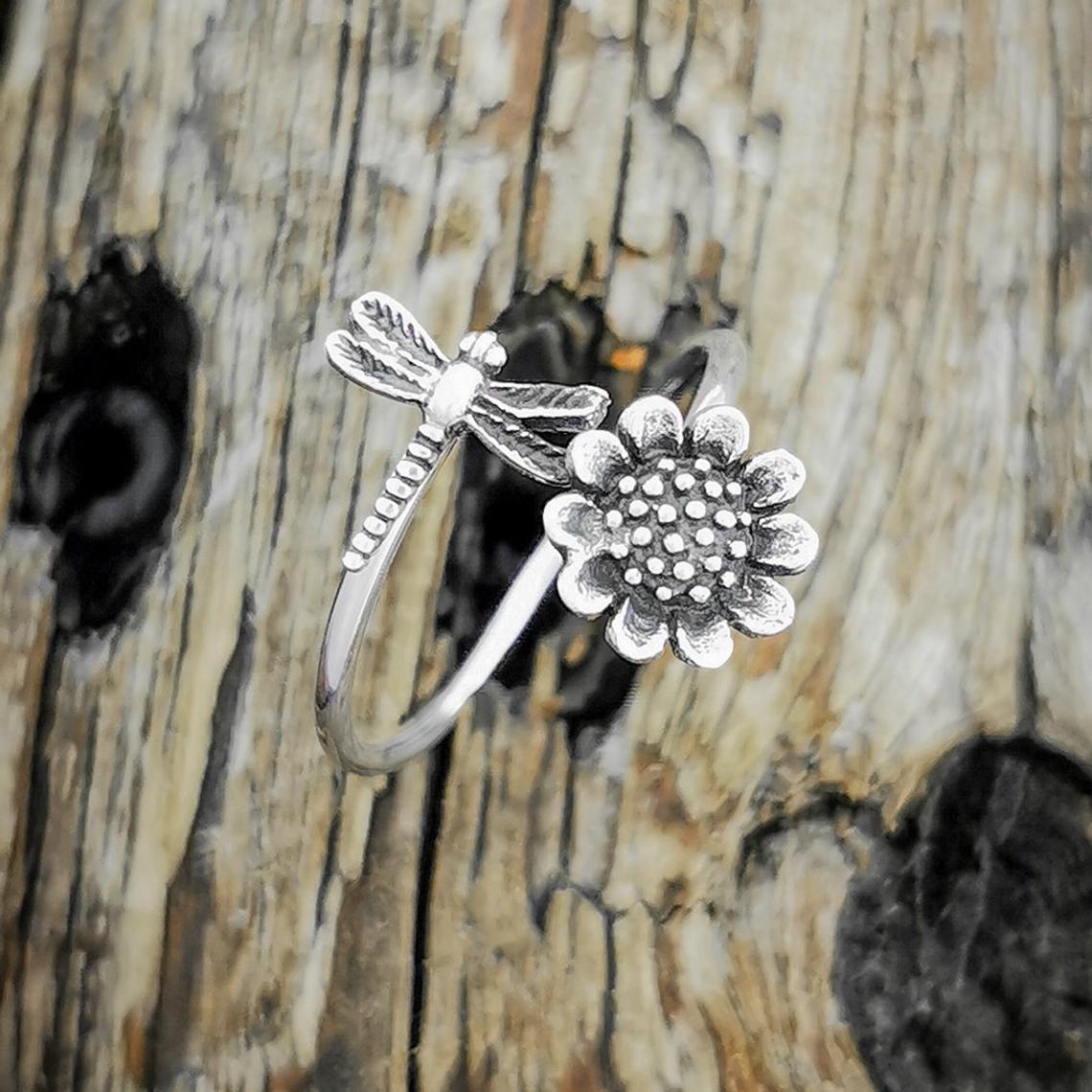 Floral Cross Ring for Women - product image 1