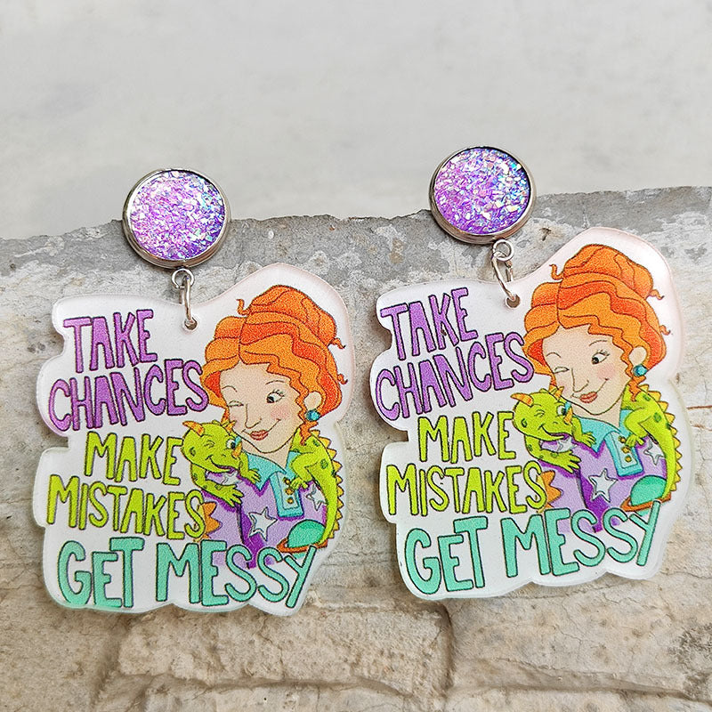 Acrylic Earrings - product image 2