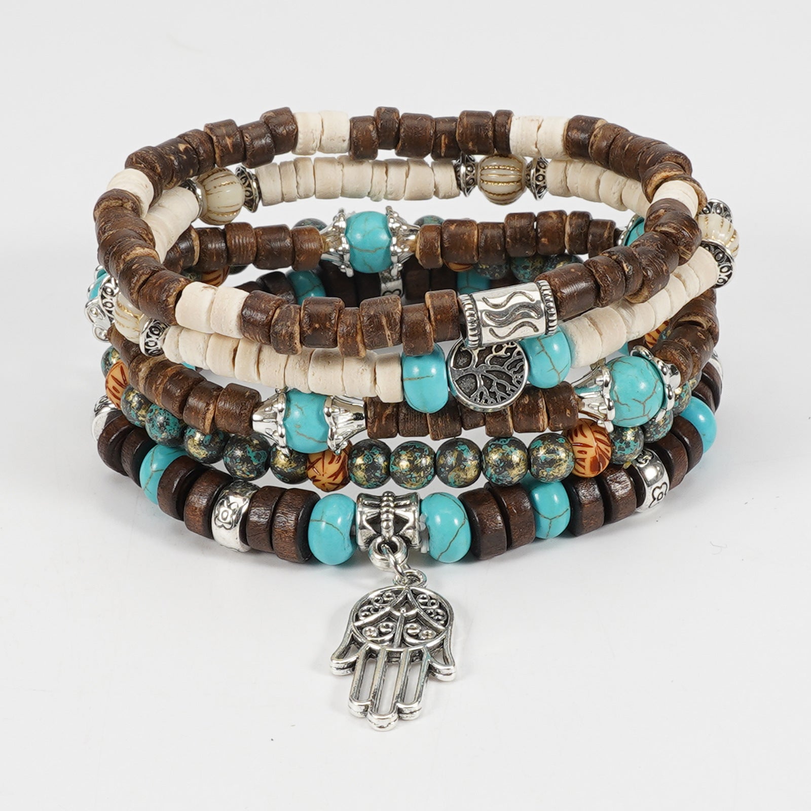 Heart Cross Wood Bracelet - product image 23