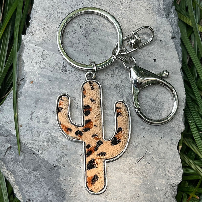 Western Vintage Cactus Cross Necklace