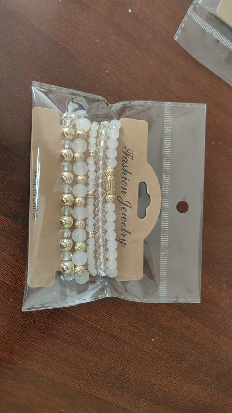 Boho Cross Beaded Bracelet for Women