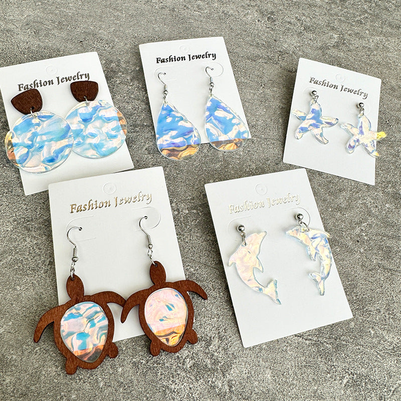 Cross Acrylic Earrings - product image 1