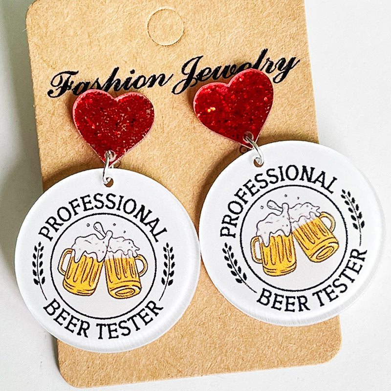 Cross Acrylic Earrings - product image 8