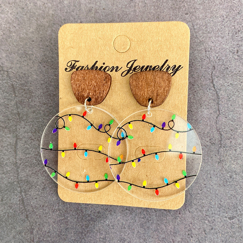 Cross Acrylic Earrings - product image 3