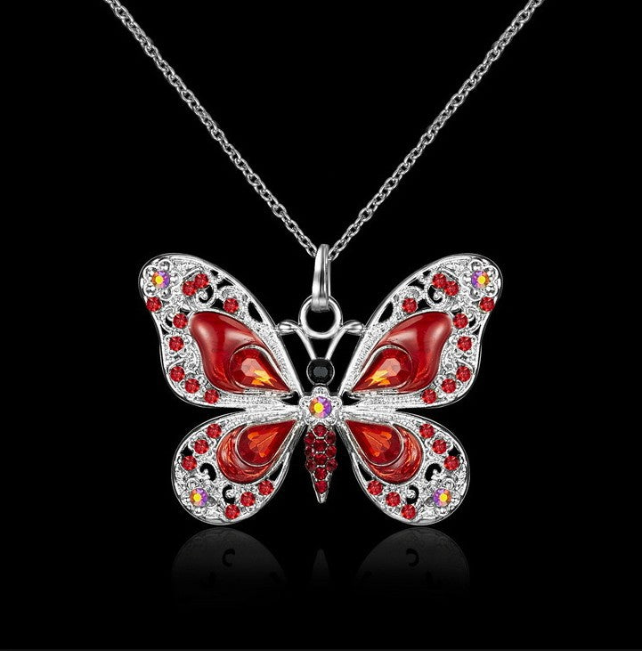 Vintage Butterfly Necklace