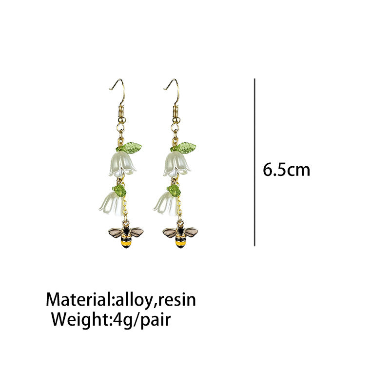 Vintage Floral Butterfly Bee Earrings for Women - product image 6