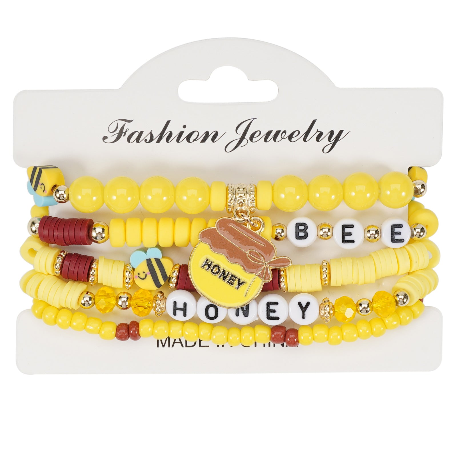 Floral Cross Bee Beaded Necklace - product image 8
