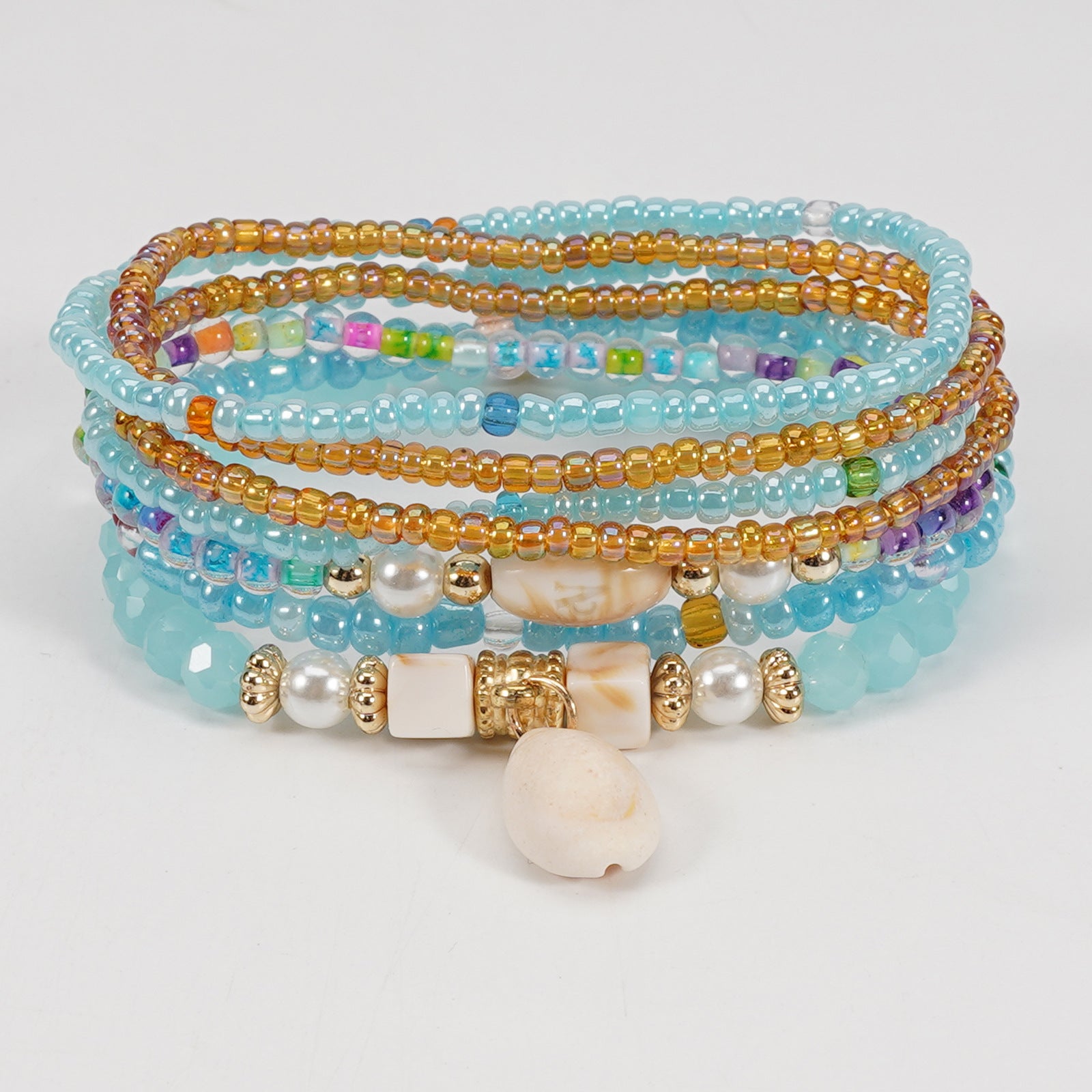 Boho Cross Beaded Necklace for Women - product image 23