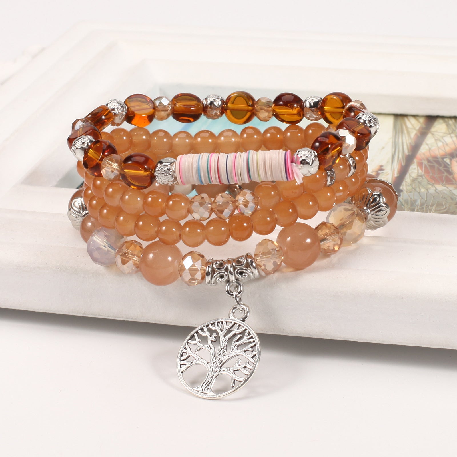 Boho Beaded Crystal Jewelry Set - product image 20