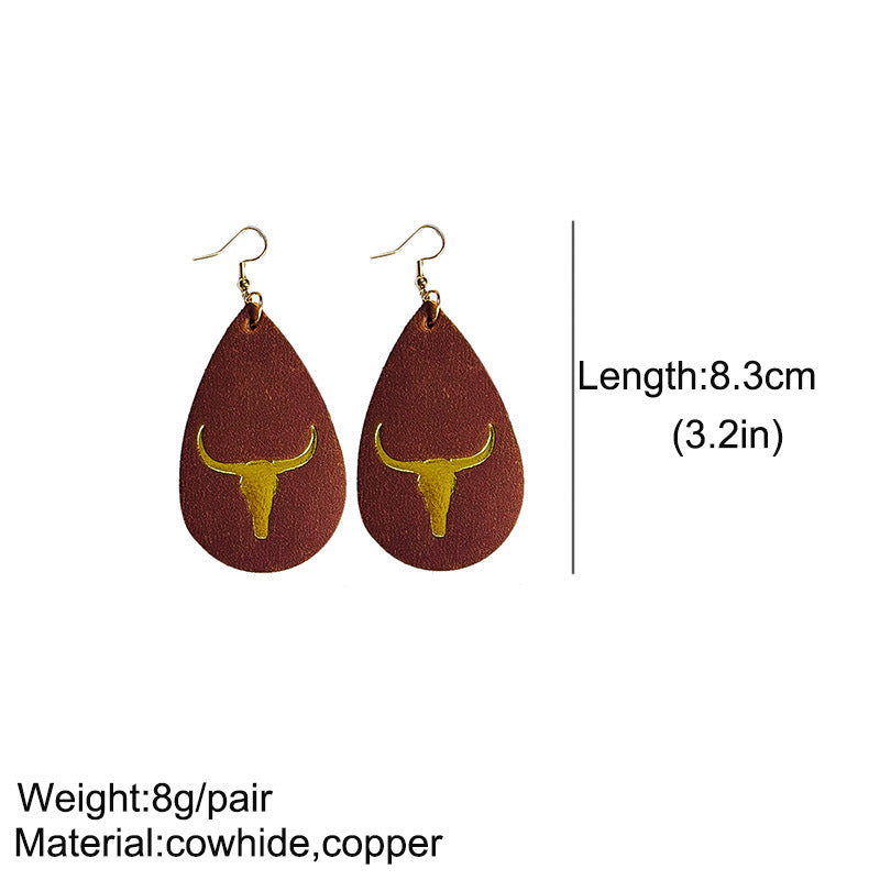 Statement Feather Cross Earrings - product image 18