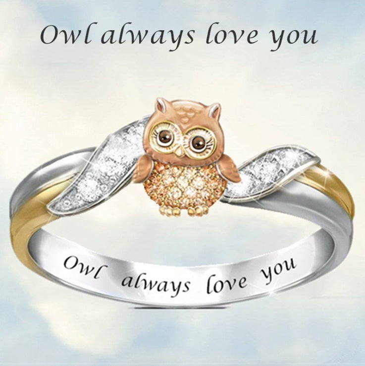 2020new Jewelry Trending Rings Women's Animal Ring: Owl - Elephant - and - product image 3