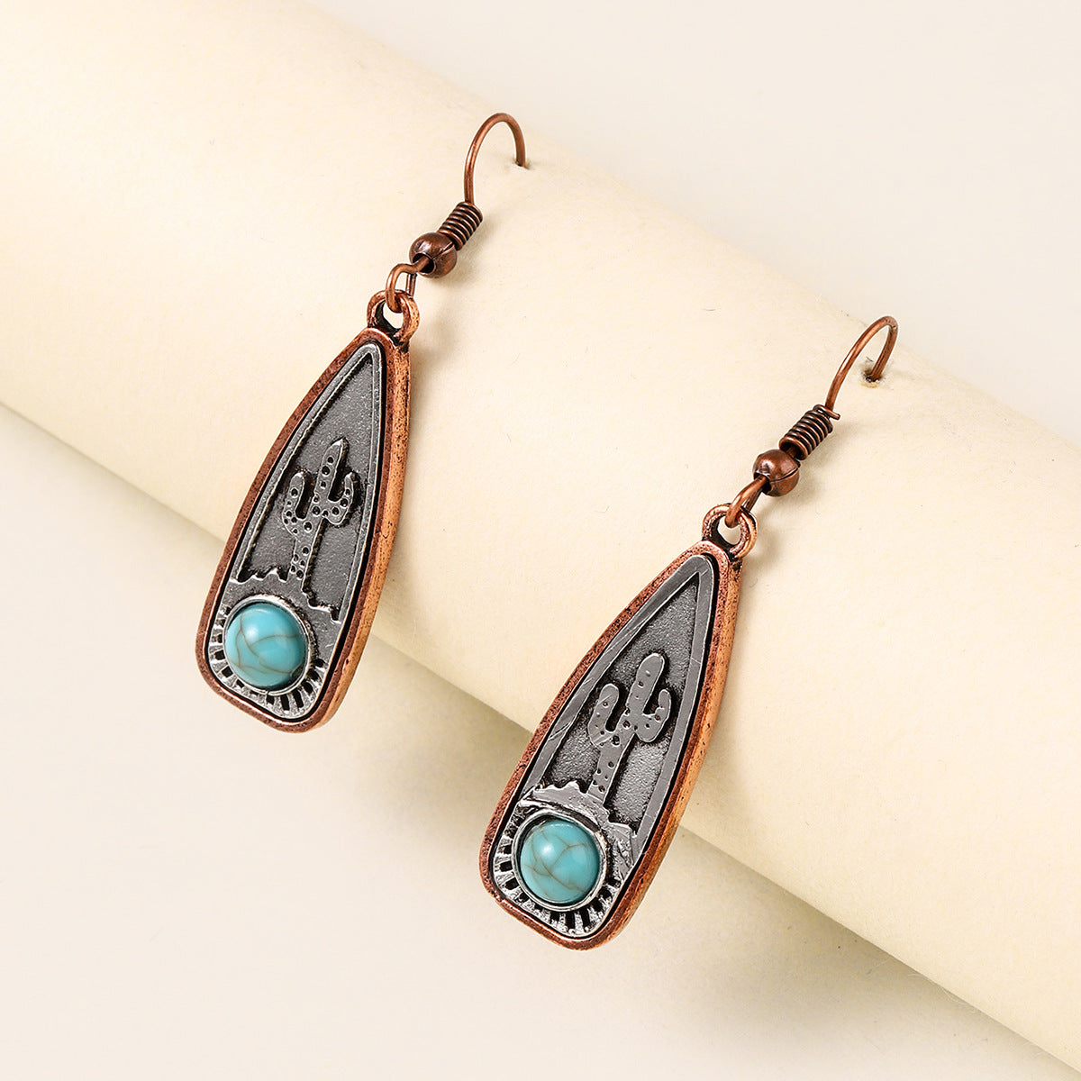 Turquoise Vintage Cactus Jewelry Set - product image 4