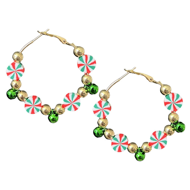 Supply Diamond Ball Earrings Christmas Gift Santa Claus Color Sparkling Party - product image 4