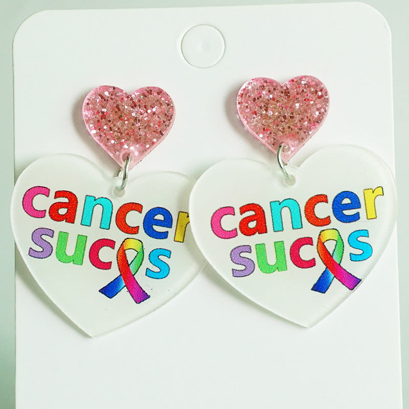 Cross Acrylic Earrings for Women - product image 6