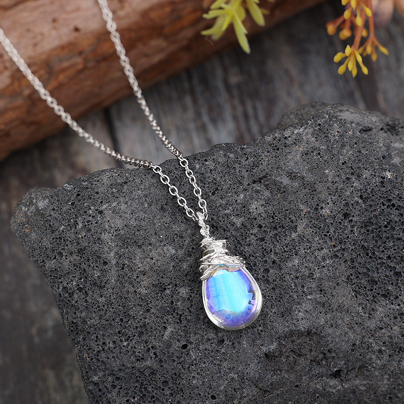 Boho Vintage Moon Cross Necklace - product image 5