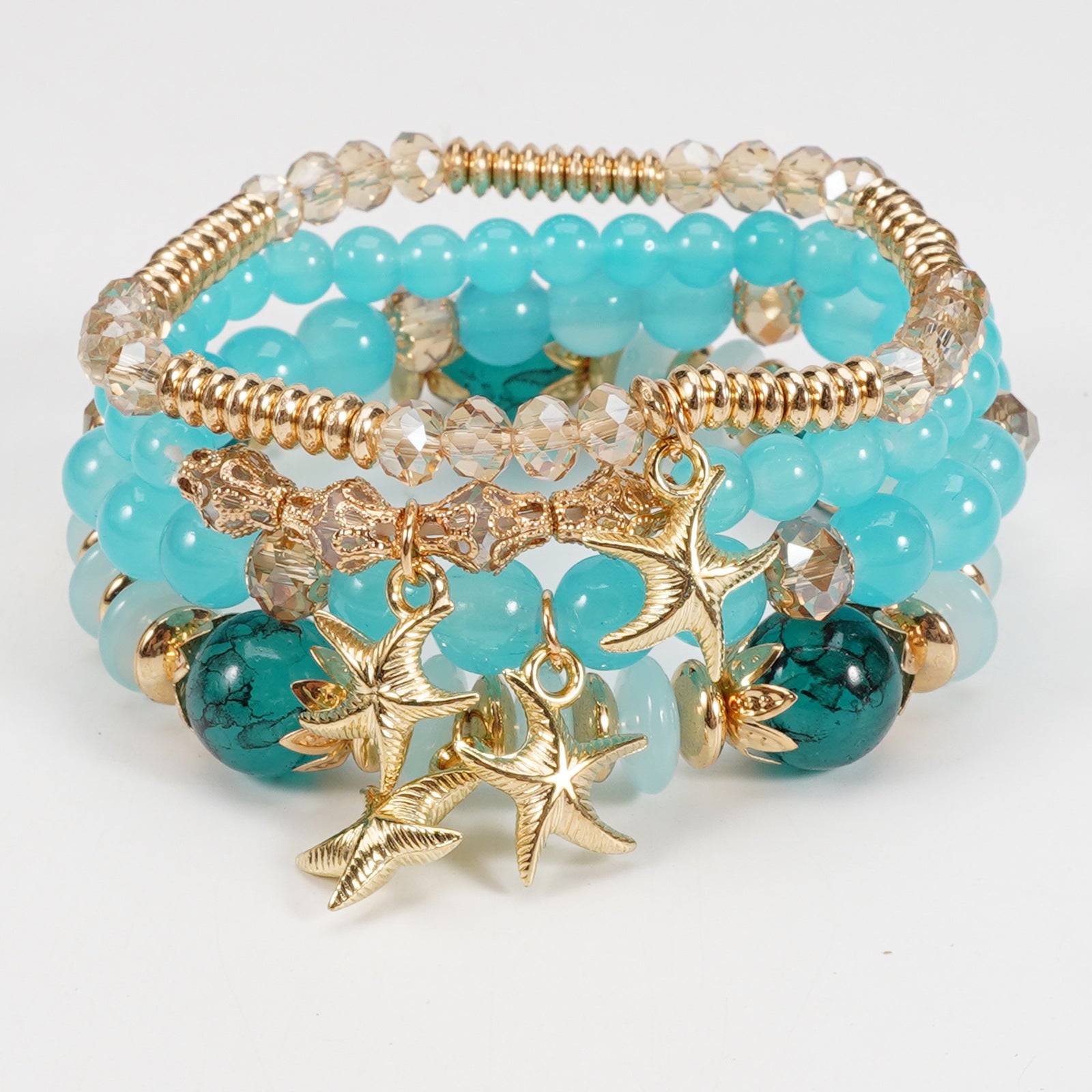 Boho Cross Beaded Crystal Necklace - product image 27