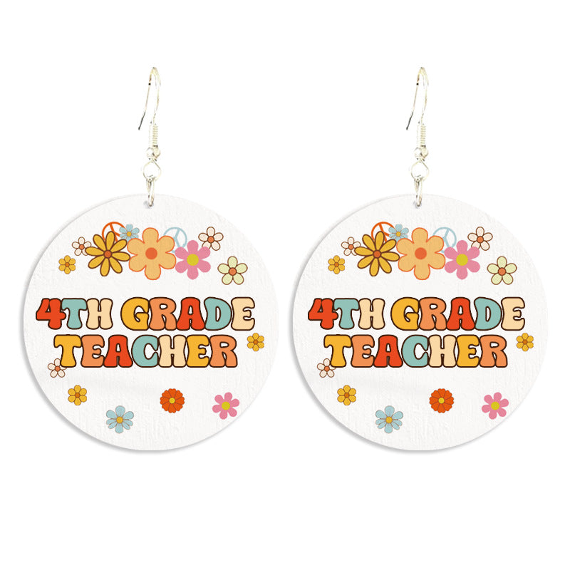 Boho Vintage Cross Wood Earrings - product image 13