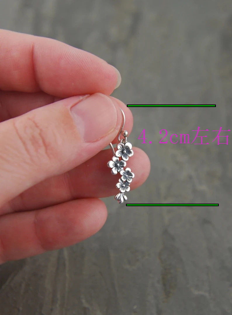 Boho Vintage Floral Cross Earrings - product image 11
