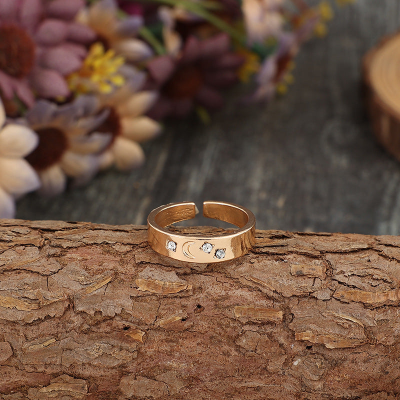 Vintage Moon Cross Ring - product image 2