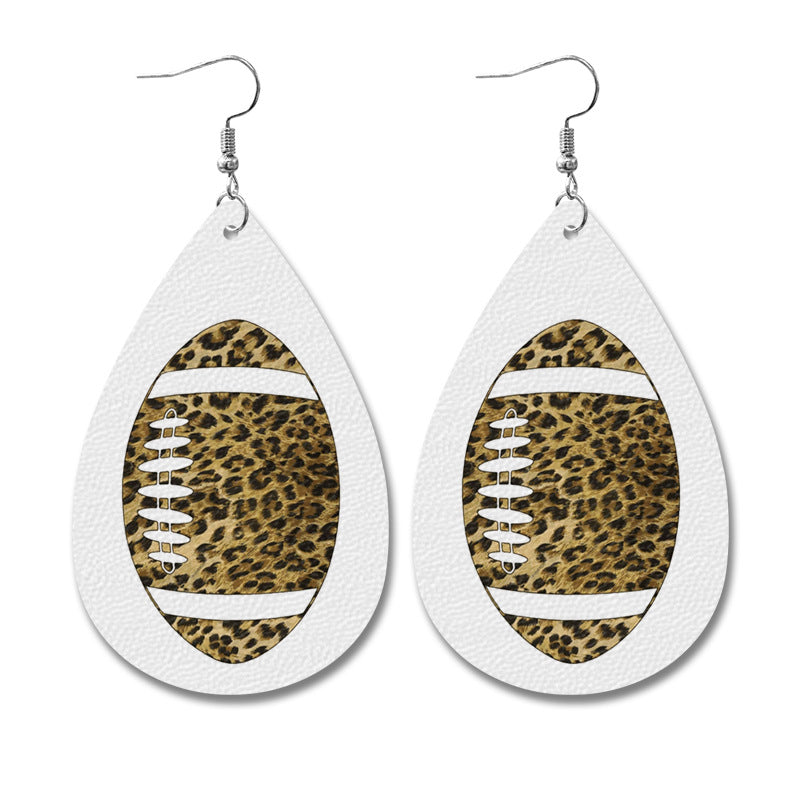 Heart Cross Leather Earrings - product image 5