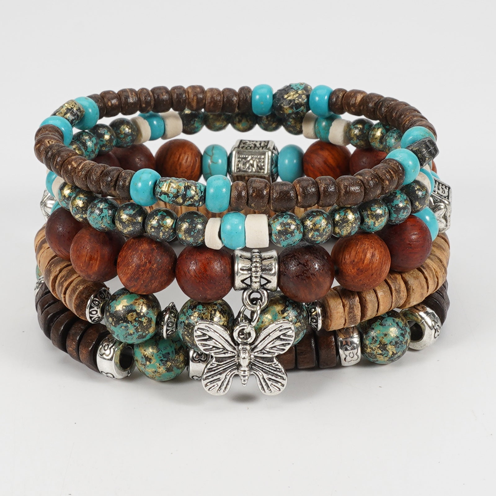 Heart Cross Wood Bracelet - product image 19