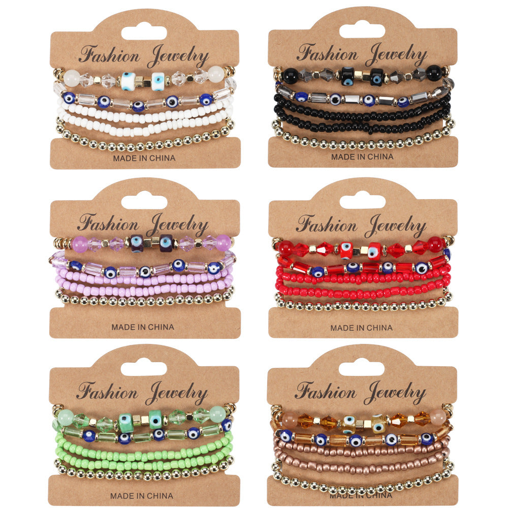 Boho Cross Beaded Bracelet for Women - product image 1