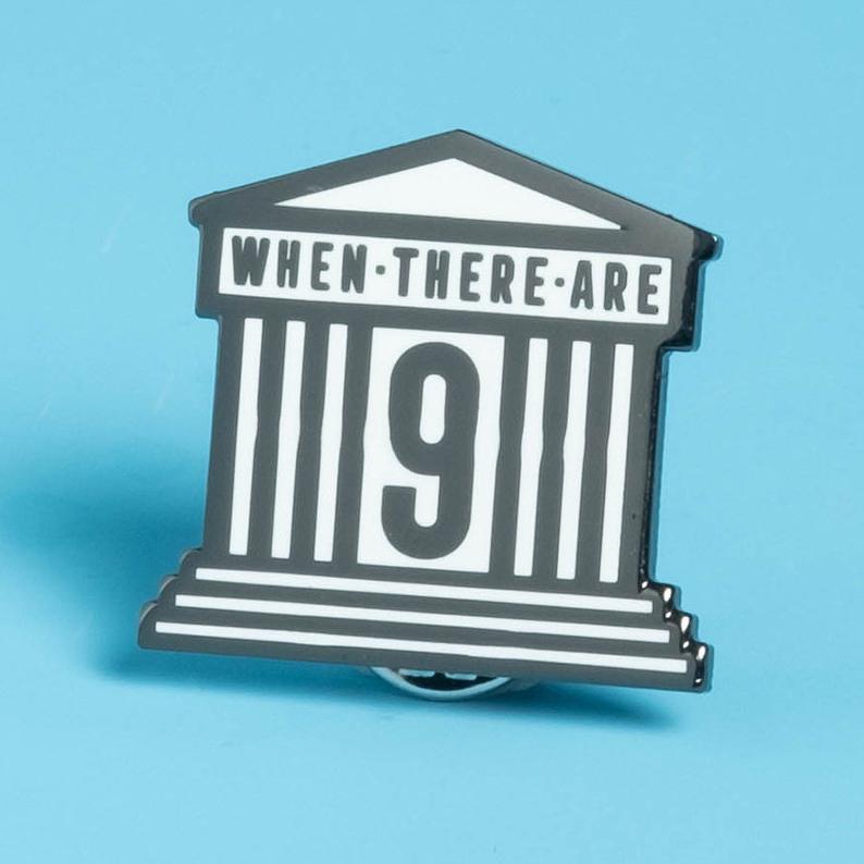 Dissent Dissident Enamel Brooch Ruth Bader Ginsburg Brooch - Shirt Collar Pin - product image 6